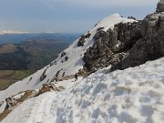 Sulle nevi primaverili del RESEGONE ad anello da Fuipiano-8apr24- FOTOGALLERY